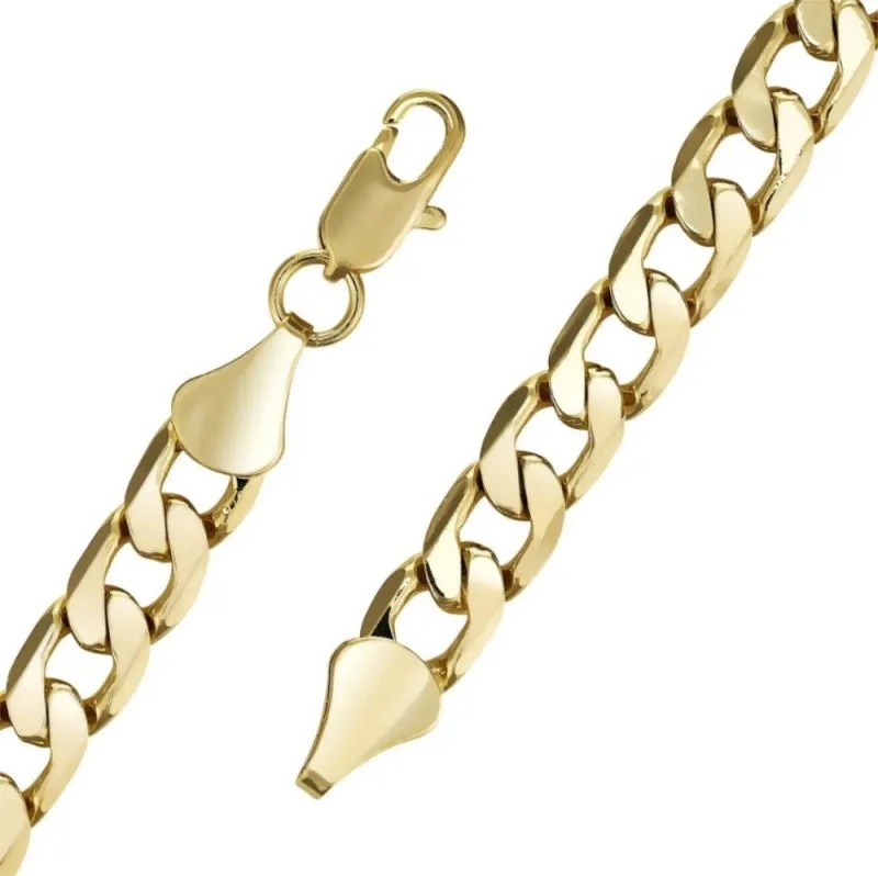 6mm Gold Filled Bonded Cuban Curb Chain 16/20/24 Inches