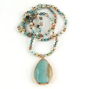 6MM Natural StoneBeads Necklace Collection