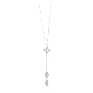 ADDISON SILVER DOBLE LONG NECKLACE FILIGREE