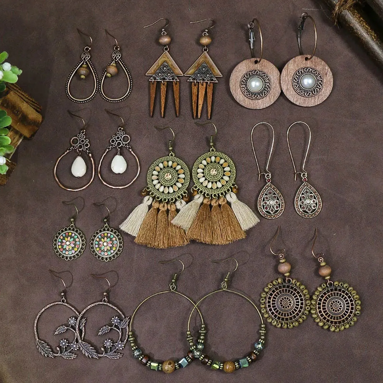 Boho Chic Treasures Earrings Collection