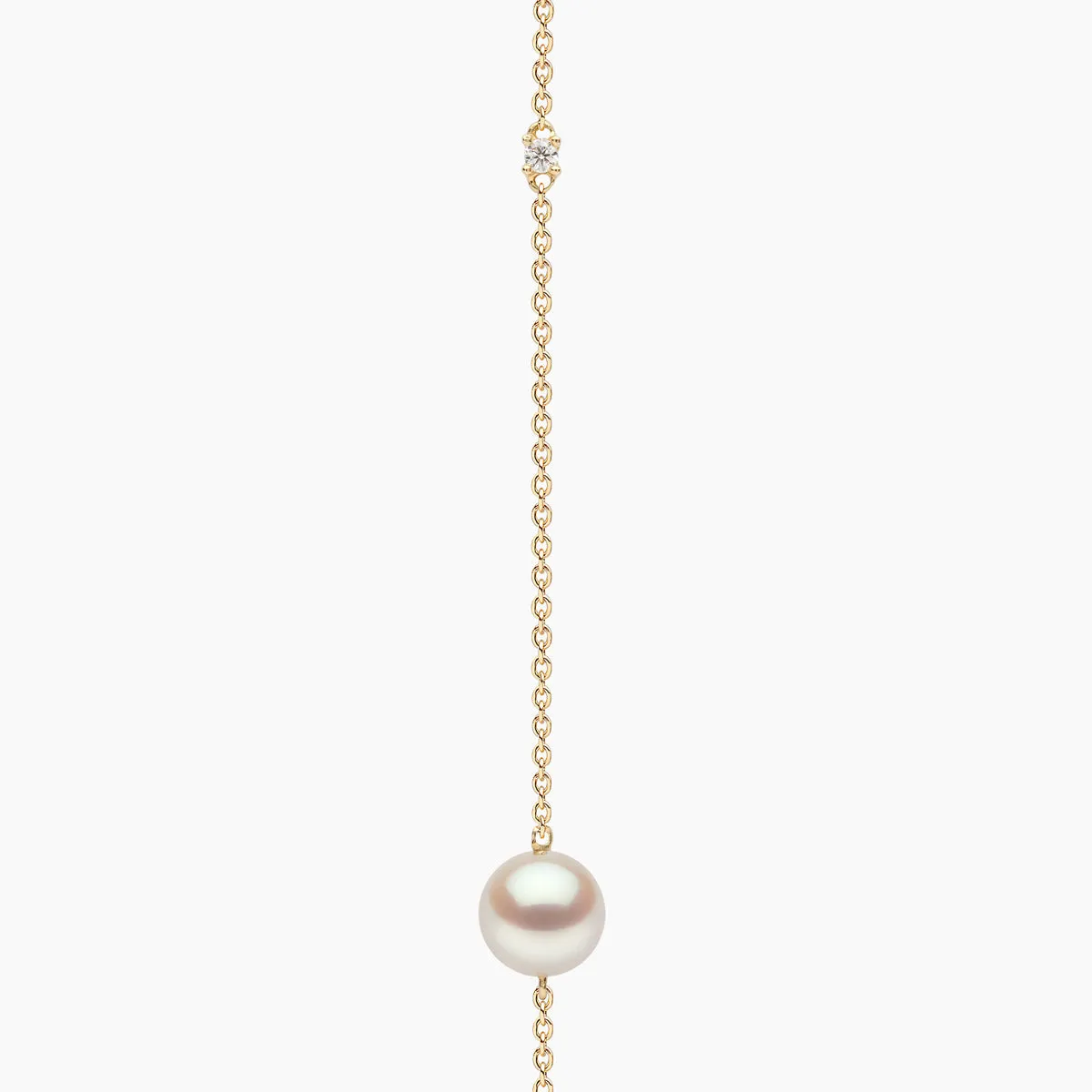 Classic 18K Gold Akoya Pearl Necklace