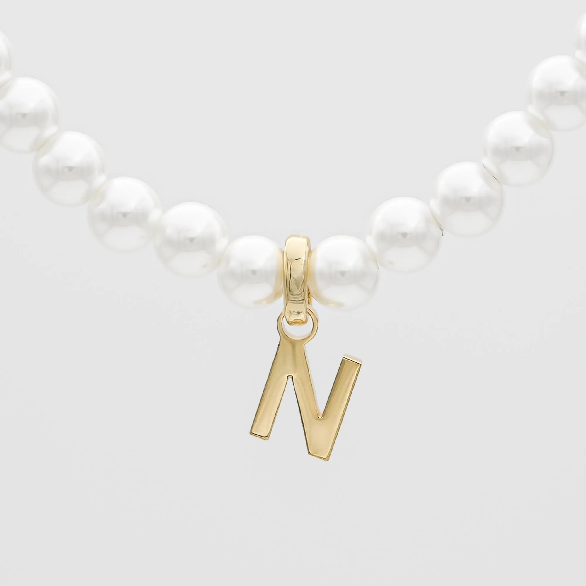 Classic Pearl Initial Bracelet