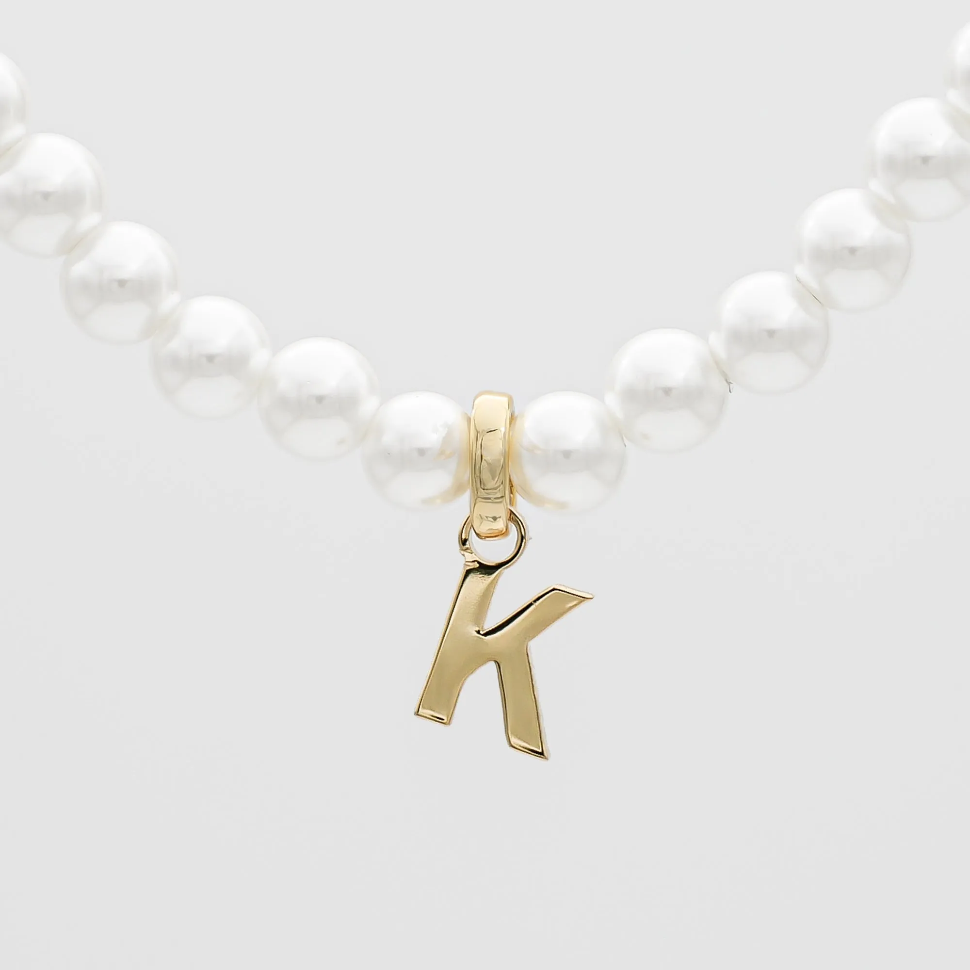 Classic Pearl Initial Bracelet