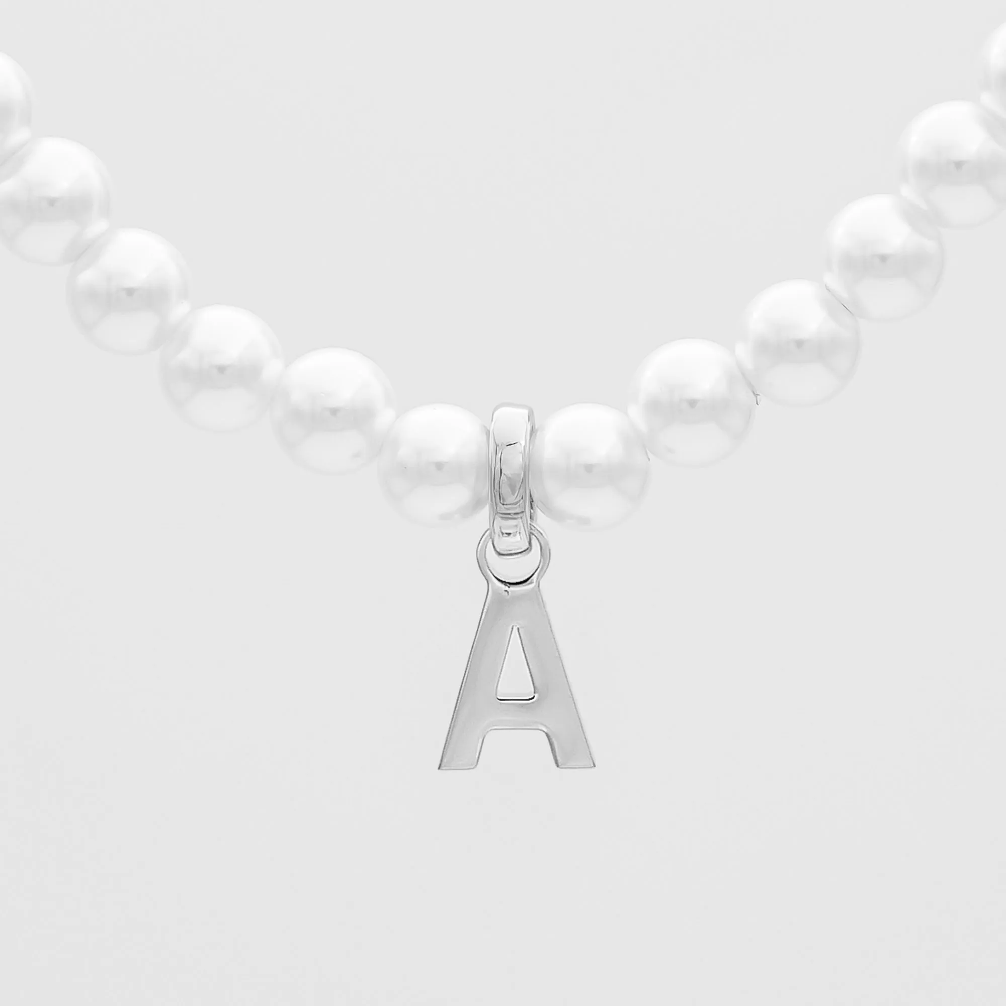 Classic Pearl Initial Bracelet