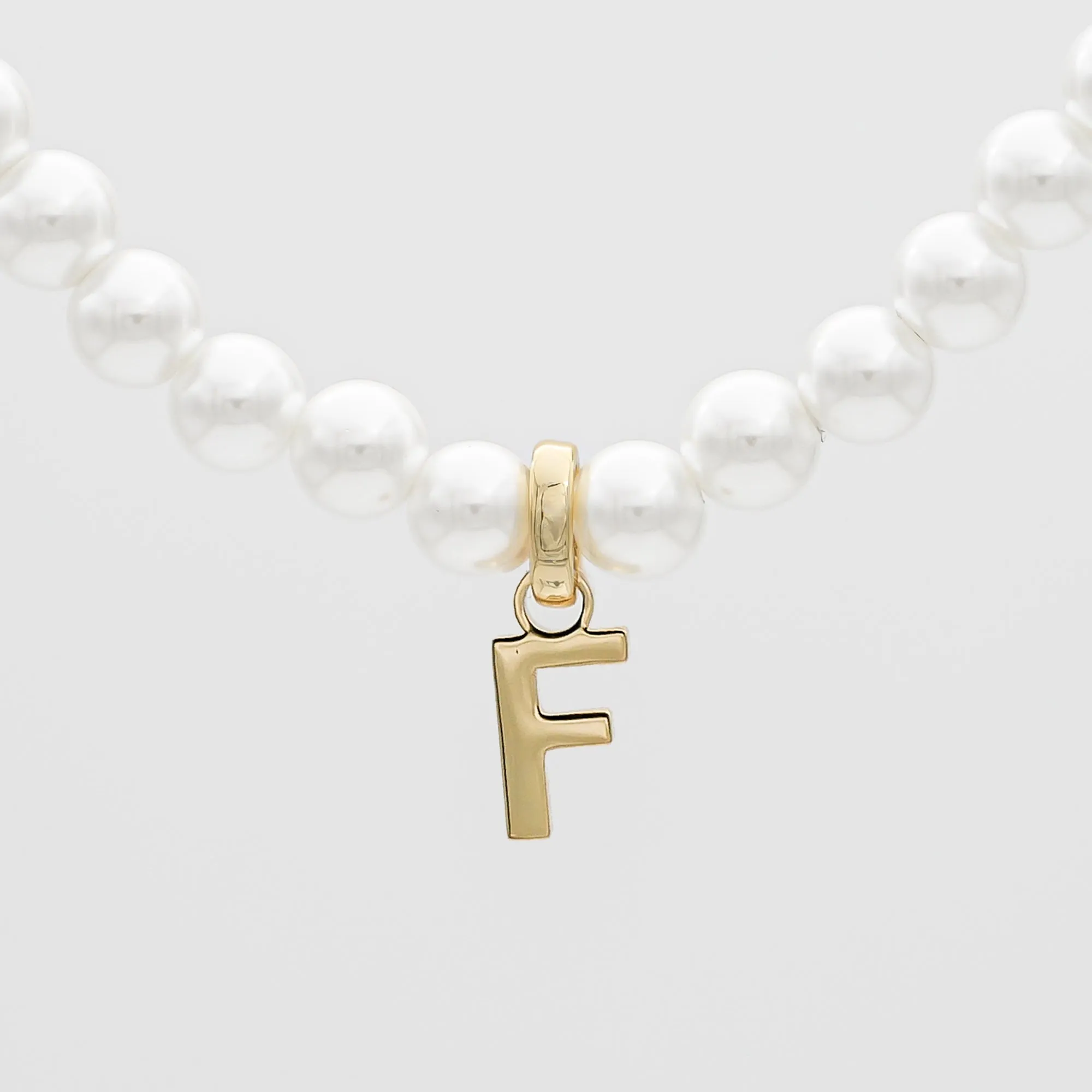 Classic Pearl Initial Bracelet