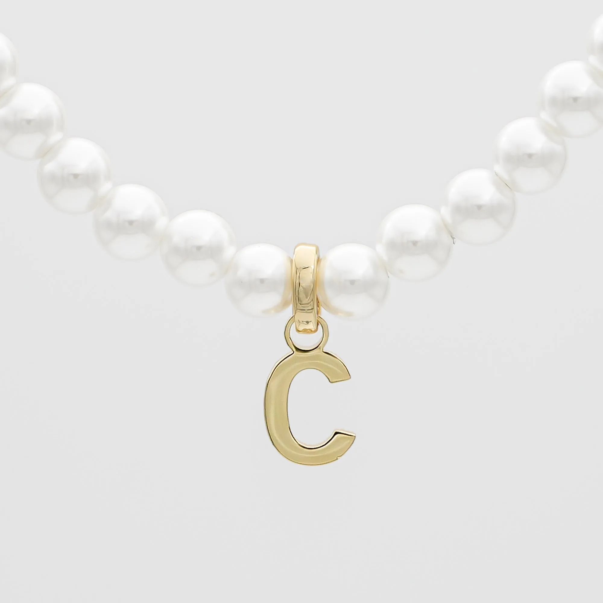 Classic Pearl Initial Bracelet