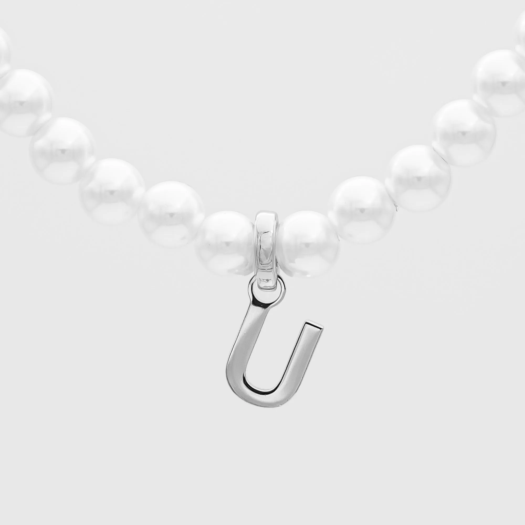 Classic Pearl Initial Bracelet