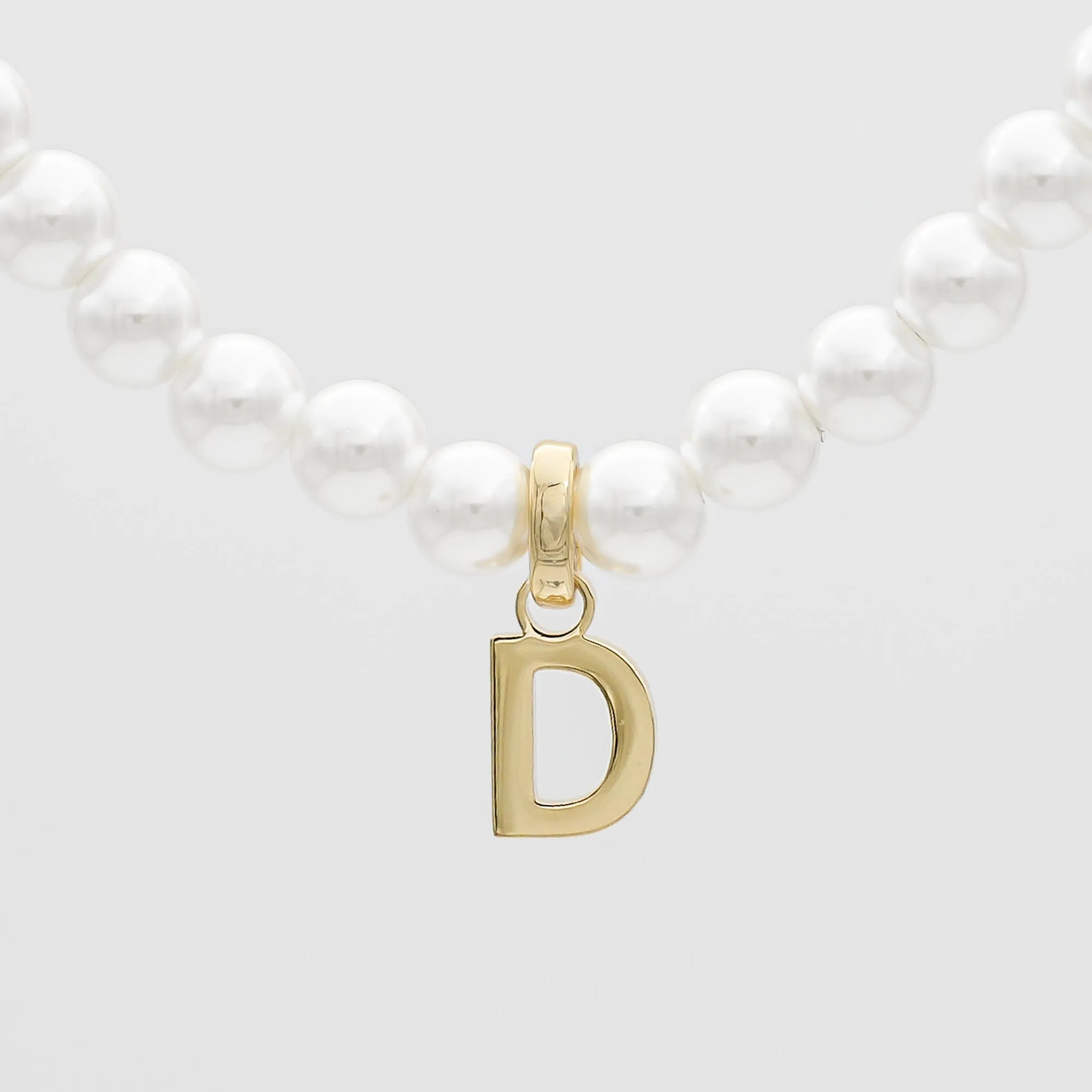 Classic Pearl Initial Bracelet