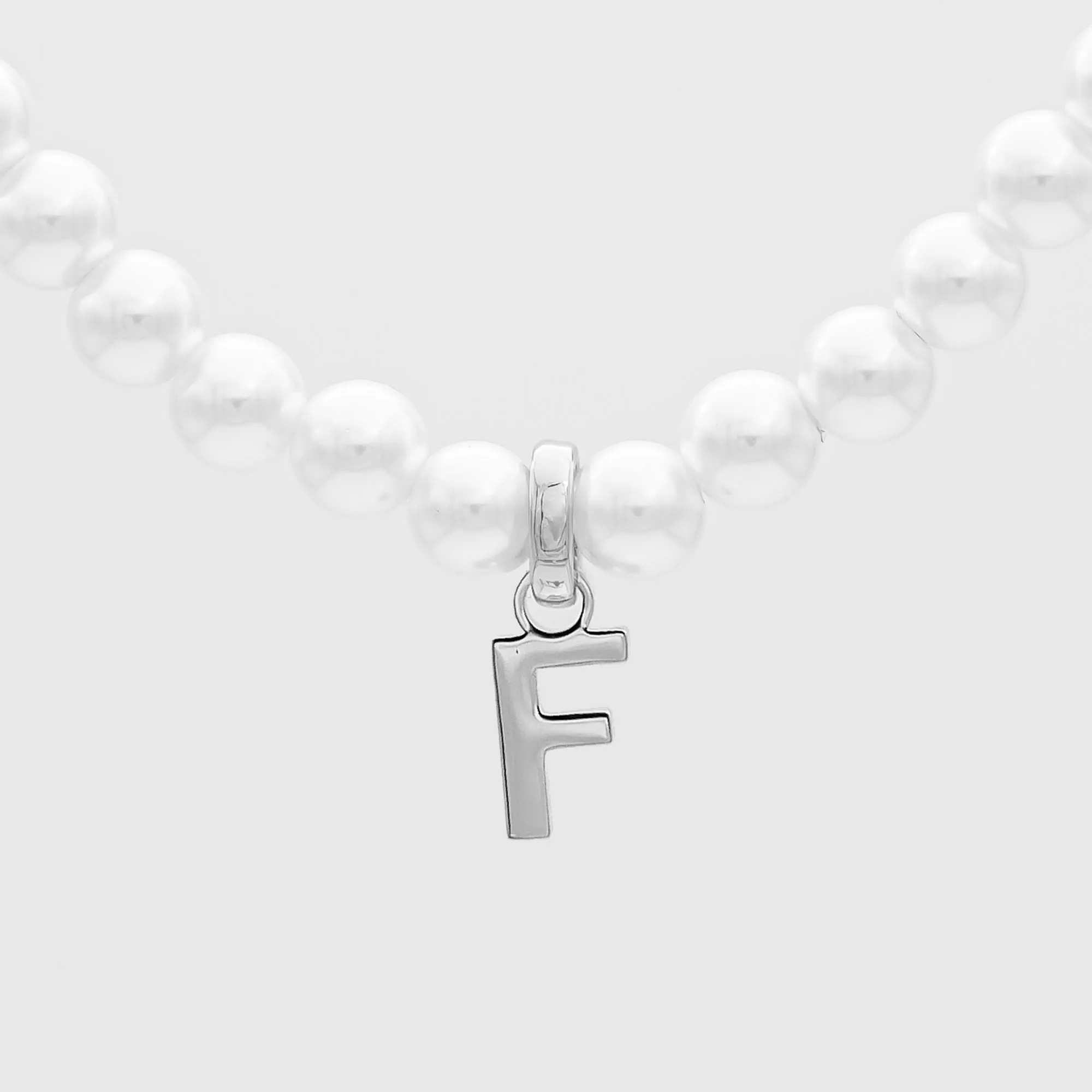 Classic Pearl Initial Bracelet