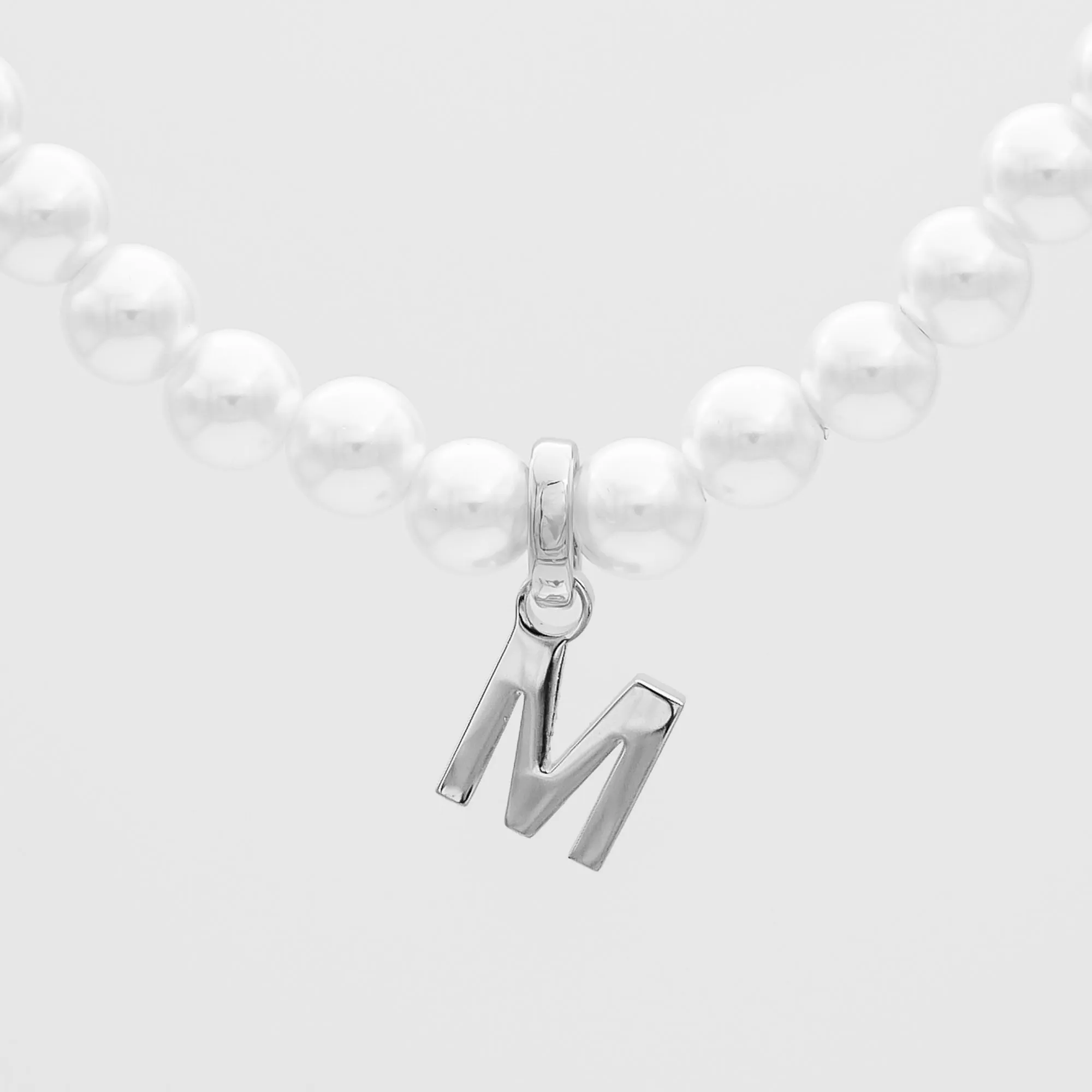 Classic Pearl Initial Bracelet