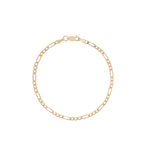 Collier Figaro Chain Bracelet 14K