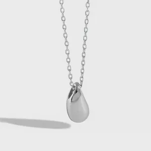 Dainty 925 Sterling Silver Teardrop Pendant