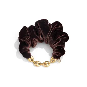 Erin Velvet Metal Chain Scrunchies