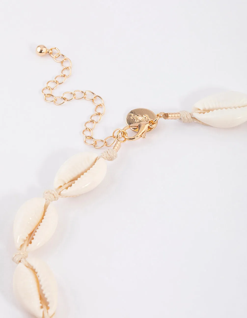 Gold Cowrie Shell Choker