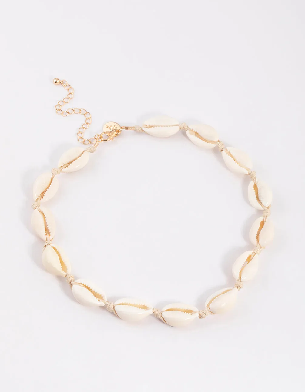 Gold Cowrie Shell Choker