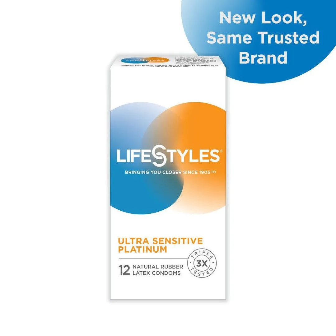 LifeStyles Ultra Sensitive Platinum Condoms